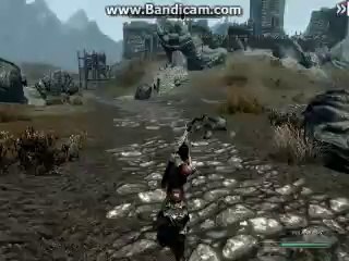 Skyrim strange bow aiming bug