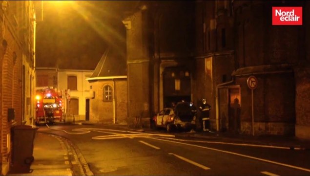 Tourcoing : un véhicule-bélier incendié contre l'église Notre-Dame de la Marlière
