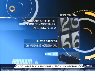 Suspenden clases en El Tocuyo tras sismo de 5.2