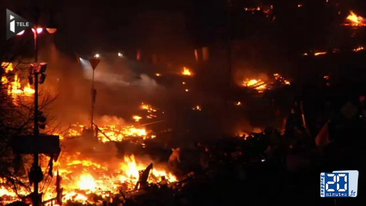 Kiev à feu et à sang Vingt-six morts dans les affrontements (Zapping)