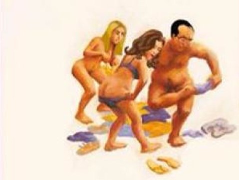 Tous à poil déshabille François Hollande, Valérie Trierweiler et Julie Gayet - ZAPPING ACTU DU 19/02/2014