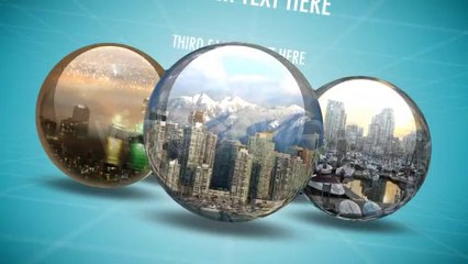 Glass Orbs Opener - After Effects Template
