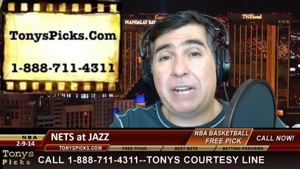 Utah Jazz vs. Brooklyn Nets Pick Prediction NBA Pro Basketball Odds Preview 2-19-2014