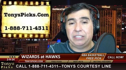 Atlanta Hawks vs. Washington Wizards Pick Prediction NBA Pro Basketball Odds Preview 2-19-2014