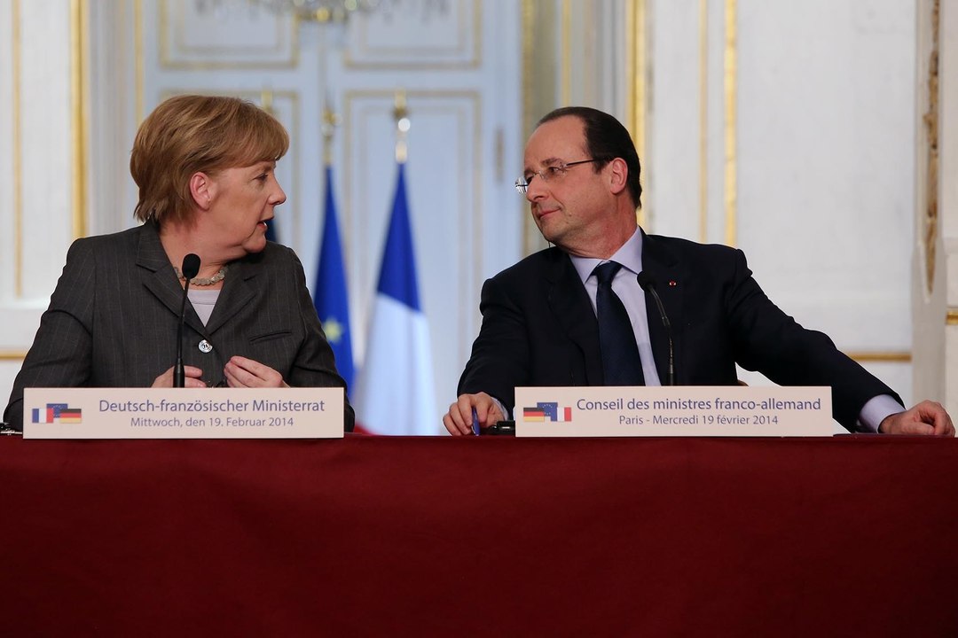 Conférence de presse de François Hollande et Angela Merkel #FrDe