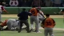Cuban player swings bat at pitcher's head in crazy brawl
