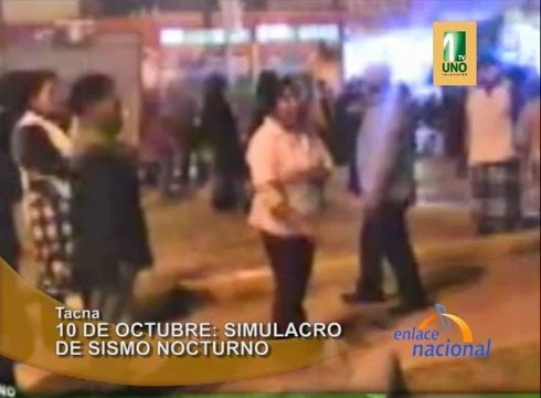 El Instituto Nacional de Defensa Civil invoca a participar en el simulacro nocturno que se realizará el próximo jueves 10 de octubre.