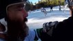 Match de Hockey sur un lac gelé filmé à la GoPro. POV!