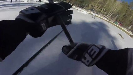 Télécharger la video: A Hockey Game On Iced Tahoe Lake Filmed With GoPro Cameras