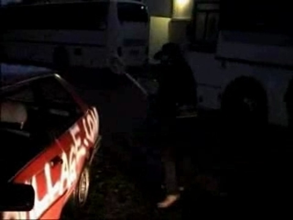 motorhead destroying a car