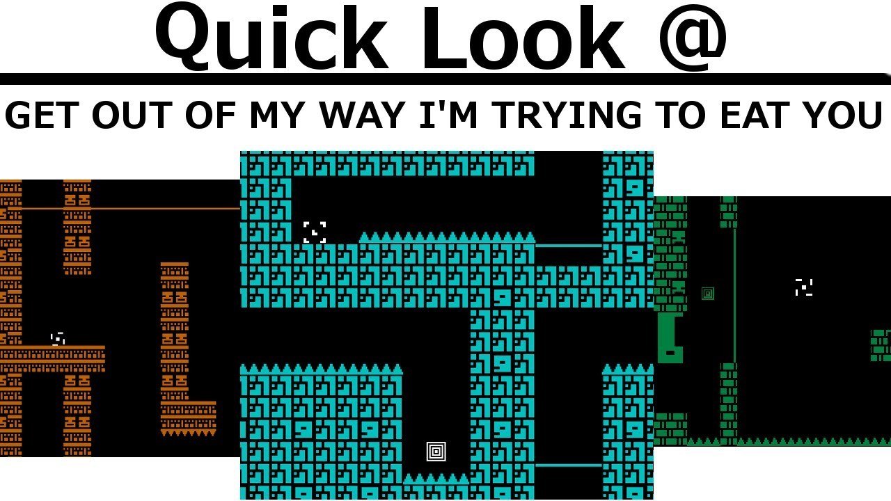 Quick Look @ Get Out of My Way I'm Trying to Eat You