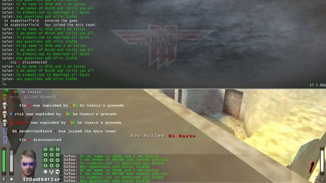 Enemy Territory The Spammer Episode 5, 3 Client Spam