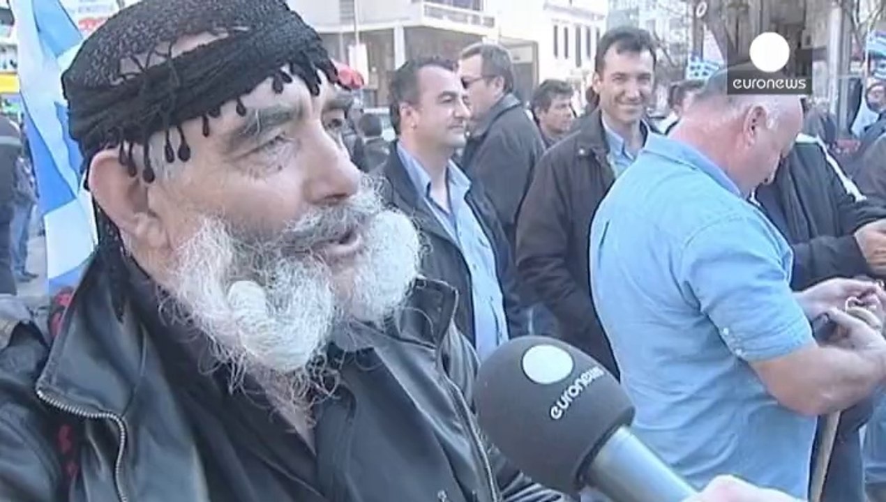 Greek farmers take their tax protests to Athens