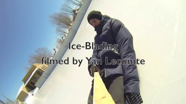 Canadian Tests Out Ice-Blading