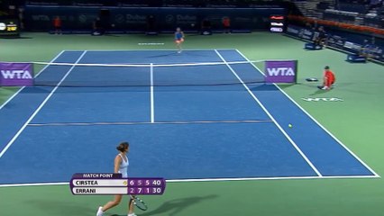 Cirstea "anti-italia", elimina Vinci ed Errani"