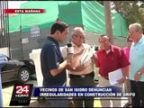 San Isidro: vecinos denuncian irregularidades en construcción de grifo