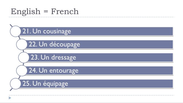 Learn French #Unit 12 #Lesson P = Identical words in English and in French =AGE=