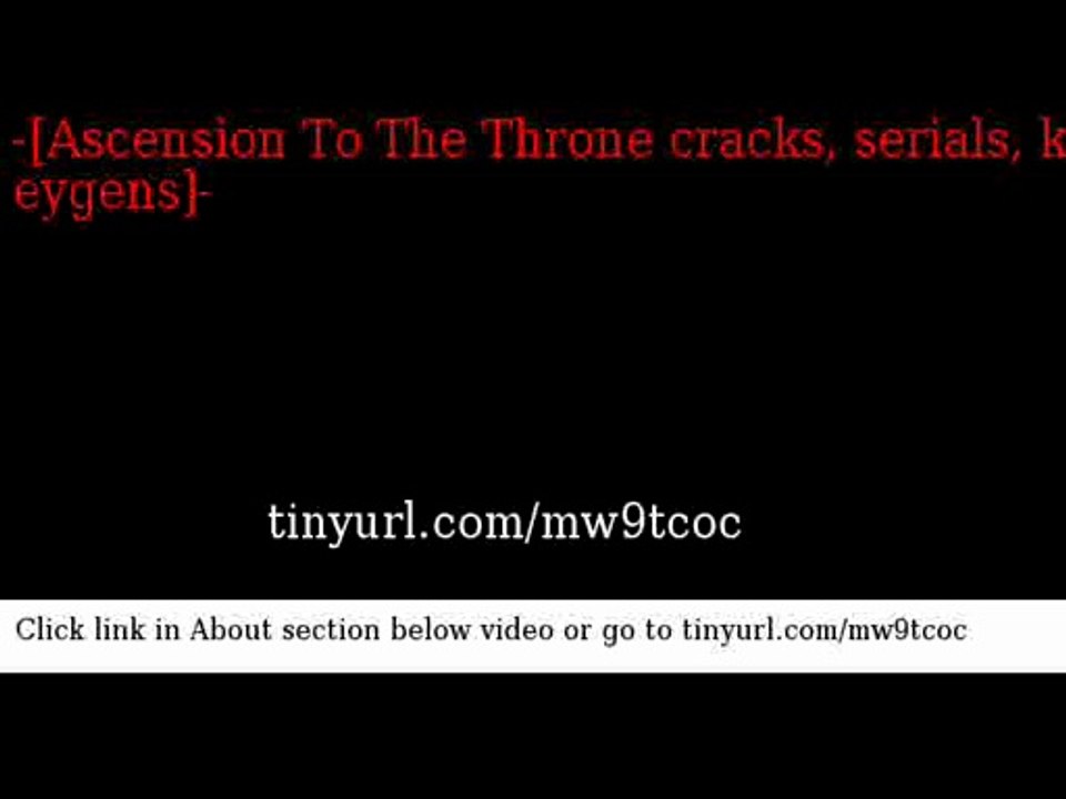 Ascension To The Throne crack serial keygen