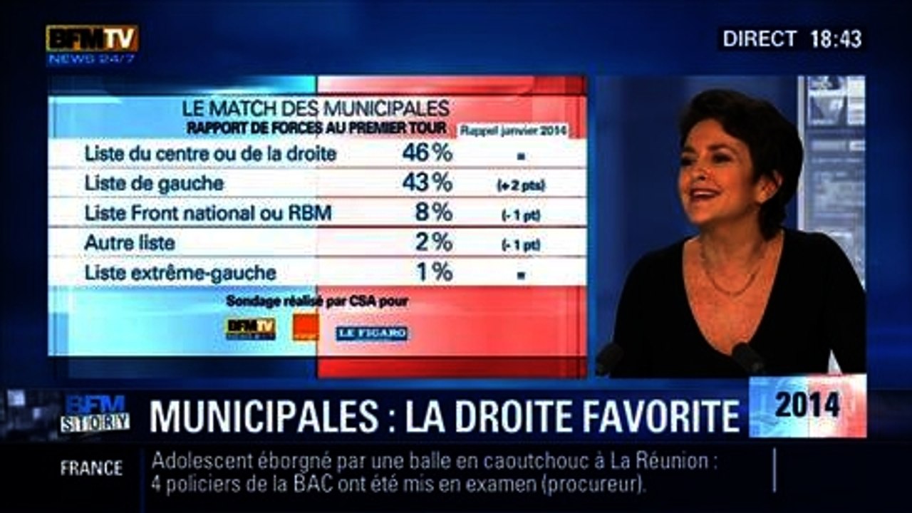 BFM Story: Le Match des municipales: la Droite...