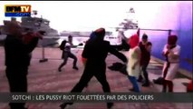 Zapping de l’Actualité - 19/02 - Les Pussy Riot fouettées par des policiers, un impressionnant accident de bus