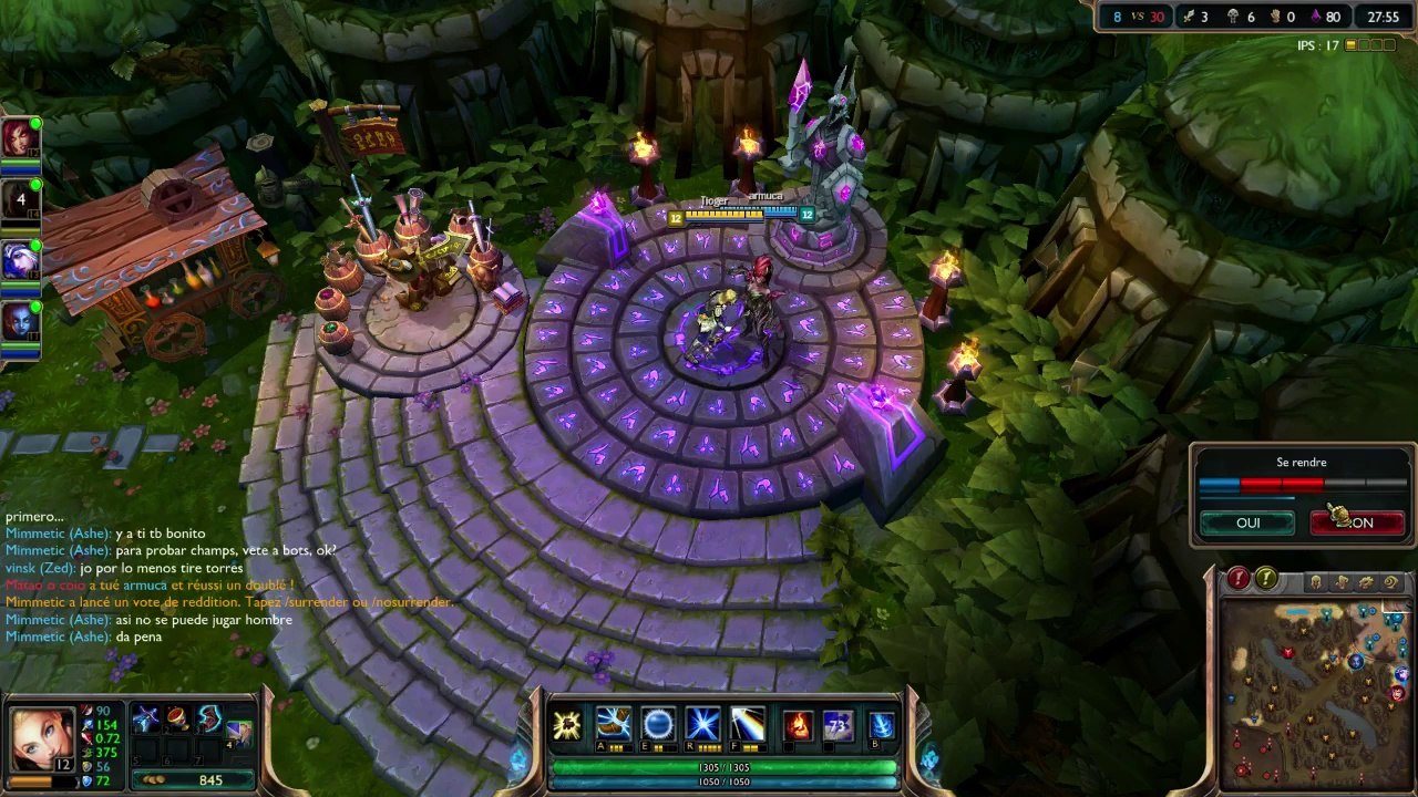 Tioger on League of Legend Stream Fr