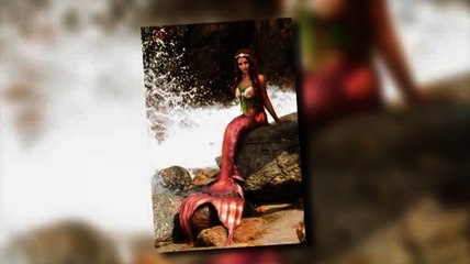 Vanessa Hudgens vestida como sirena sexy