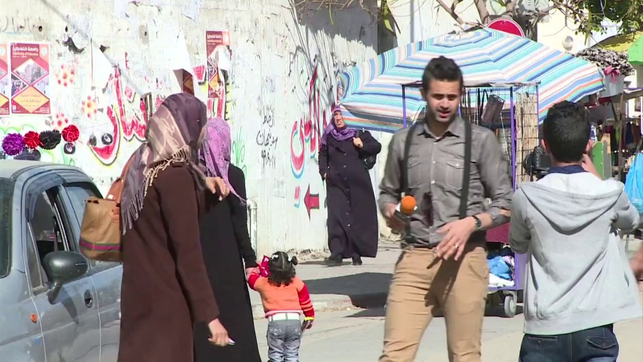 Schwarzer Humor aus Gaza mit Taschweesch