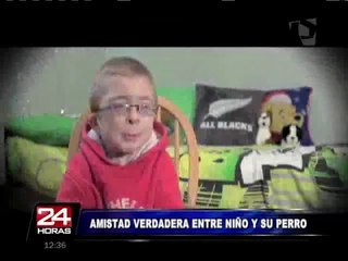 Entrañable amistad entre un niño enfermo y su perro conmueven al mundo