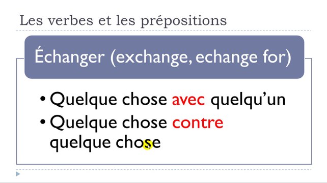 Learn French #Unit 15 #Lesson D = Les verbes et les prépositions #5