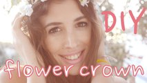 CÓMO HACER UNA CORONA DE FLORES PRECIOSA | Ale90cb