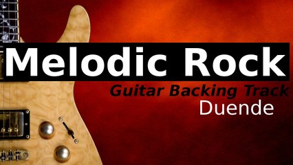 Melodic Rock Backing Track in G# Minor - Duende