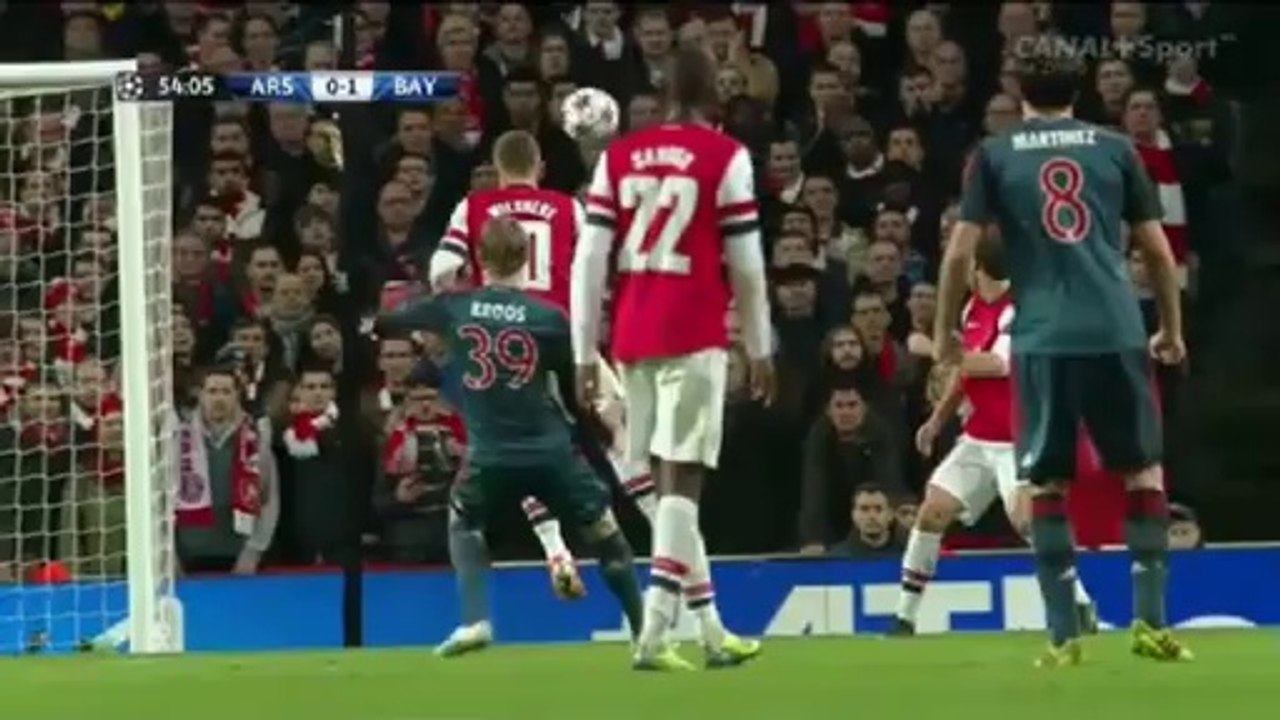 Arsenal Londyn - Bayern München 0:2 All Goals (19.02.2014)