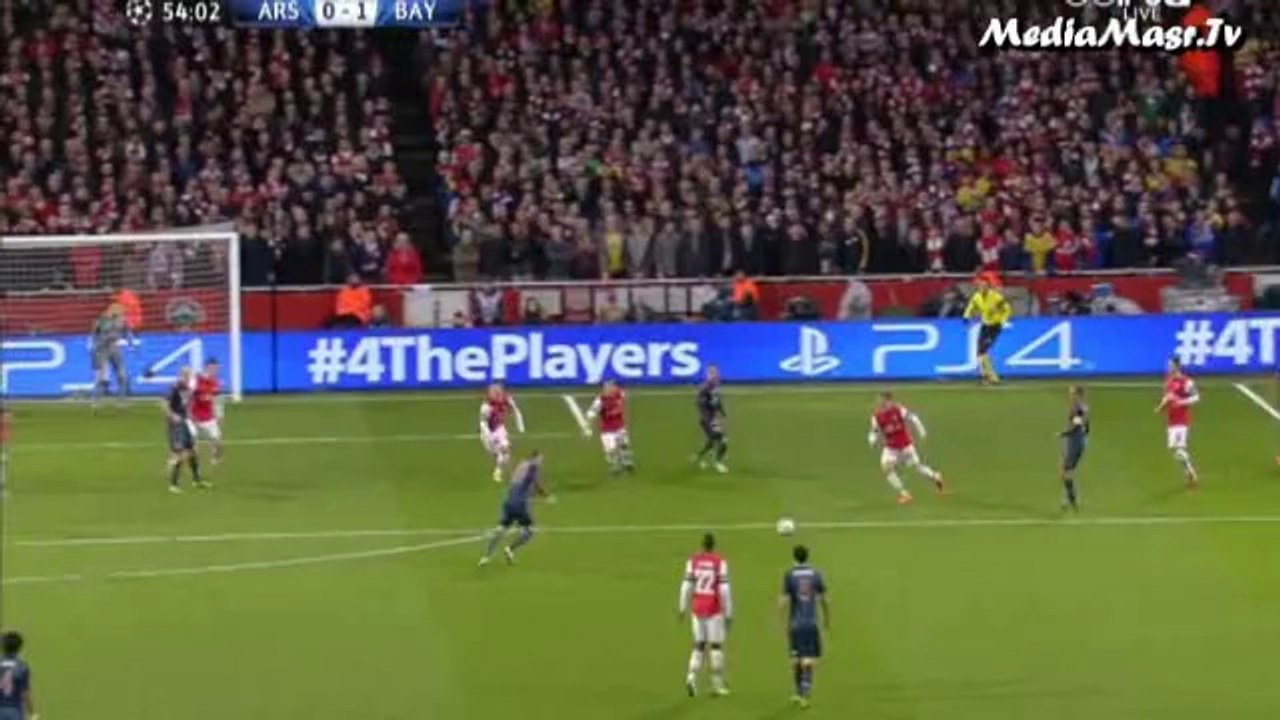 أرسنال 0-2 بايرن ميونيخ - دوري أبطال أوروبا - دور 16 - 19/2/2014