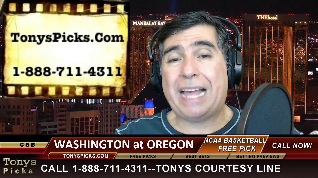 Oregon Ducks vs. Washington Huskies Pick Prediction NCAA College Basketball Odds Preview 2-19-2014