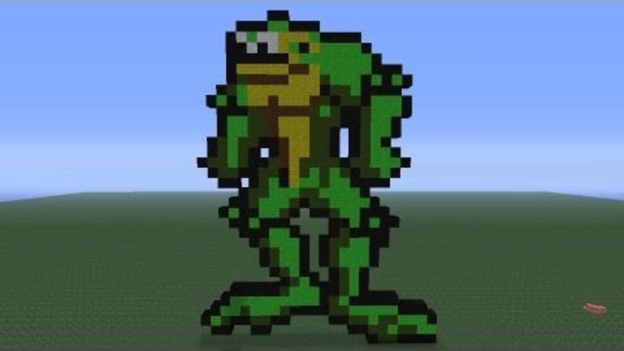 Minecraft Pixel Art: Battle Toads Tutorial