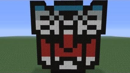 Minecraft Pixel Art: Autobot Insignia