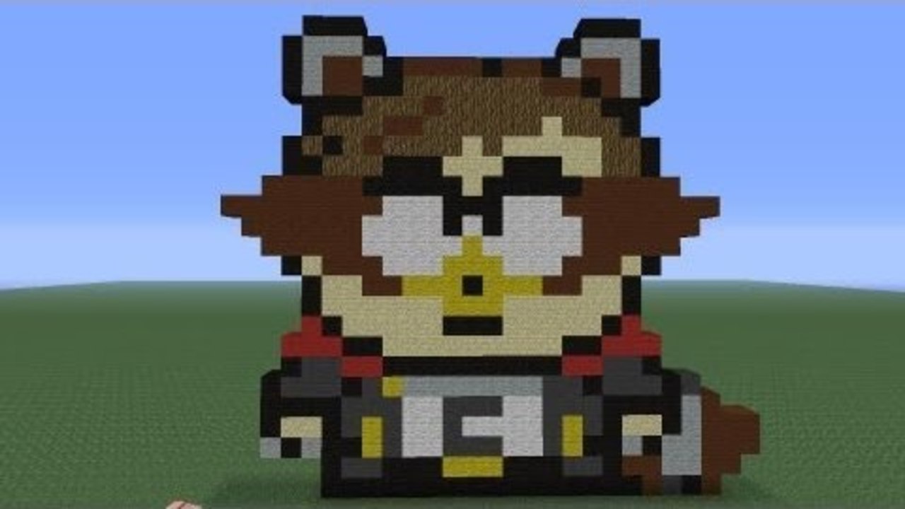 Minecraft Pixel Art: Eric Cartman *The Coon*