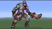 Minecraft Pixel Art: Kratos Tutorial