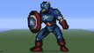 Minecraft Pixel Art: Captain America Tutorial