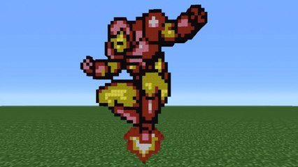 Minecraft 360: How To Make Iron Man *Remake*