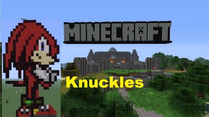 Minecraft Pixel Art: Knuckles Tutorial