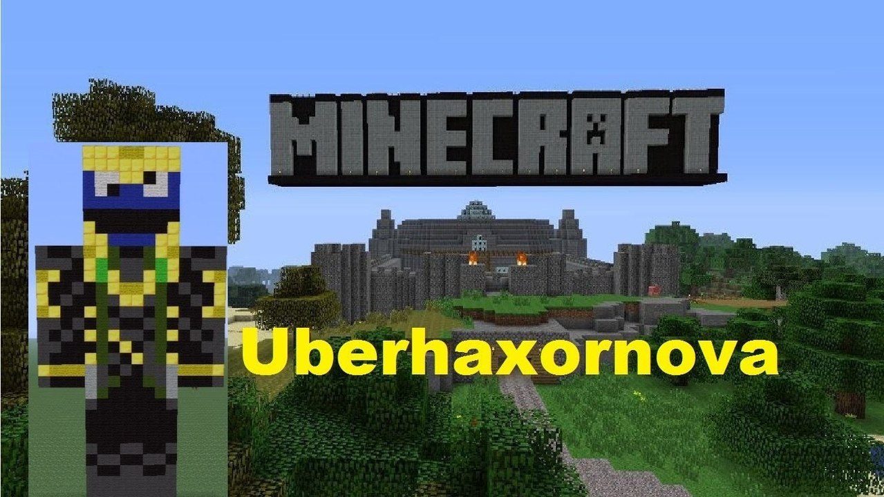 Minecraft Pixel Art: Uberhaxornova Tutorial