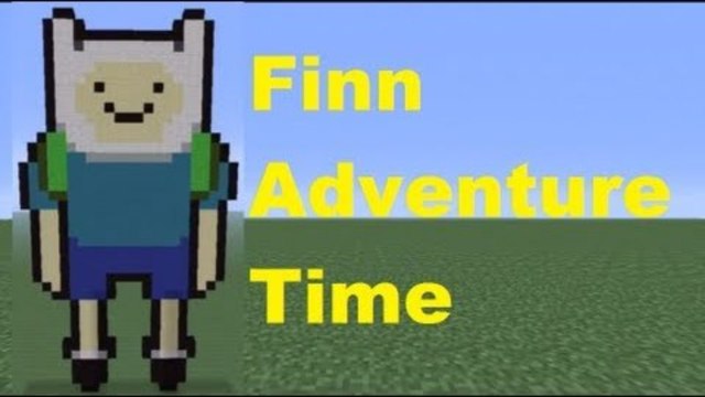 Minecraft Pixel Art: Finn Tutorial