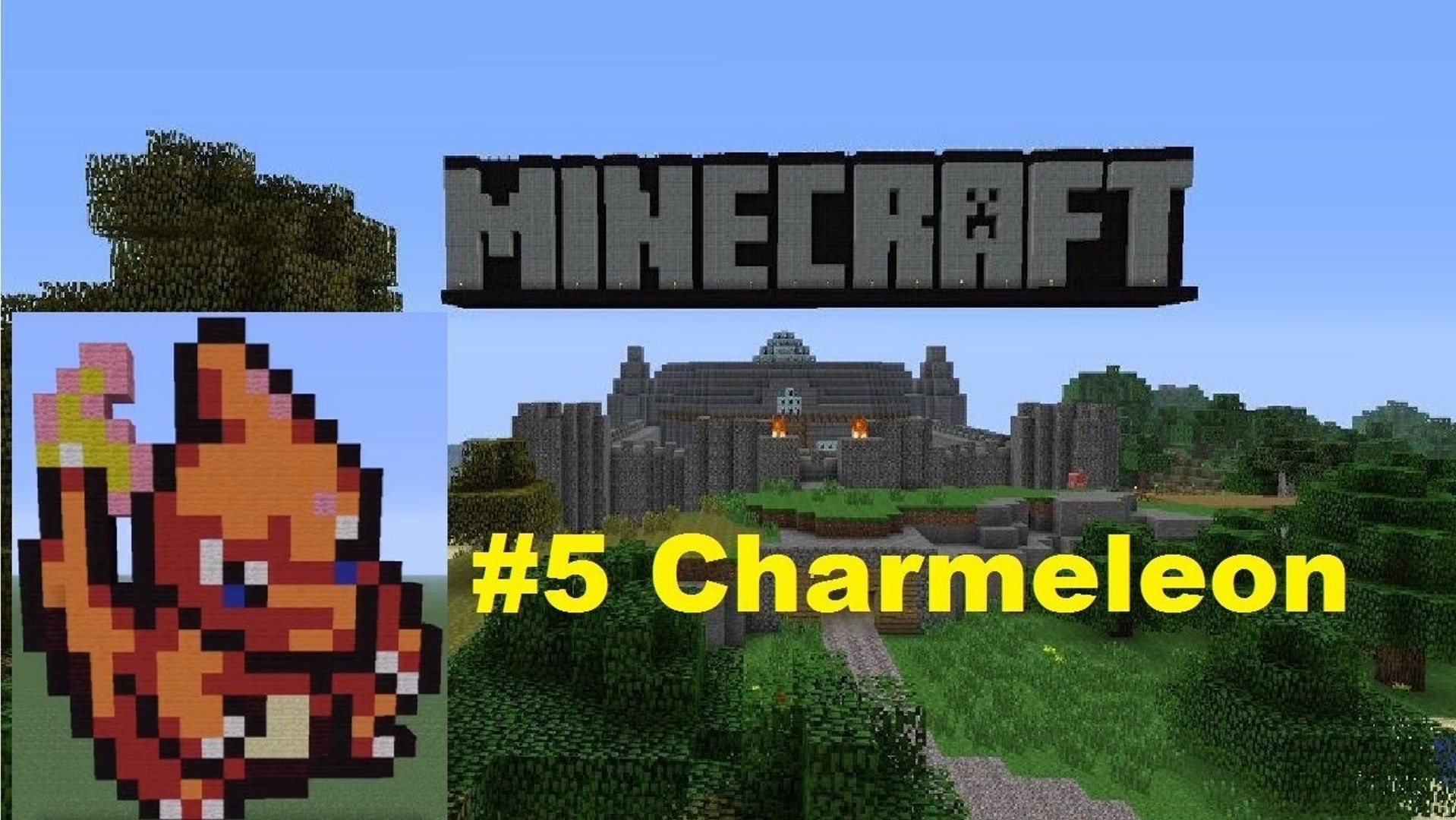 Minecraft Pixel Art The Original 150 5 Charmeleon Video