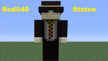 Minecraft 360: How To Build A Bodil40 Statue