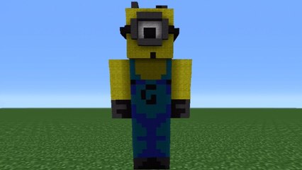 Minecraft 360: How To Make A Despicable Me Minion Statue