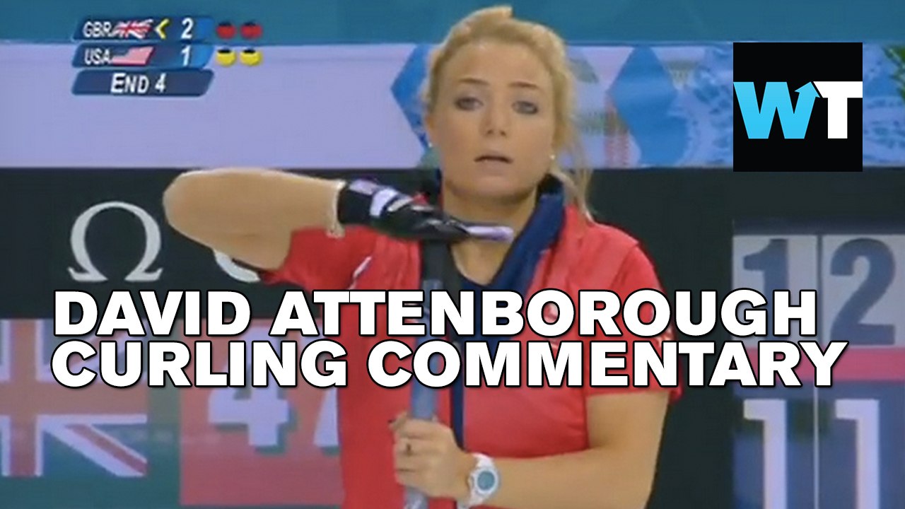 David Attenborough Curling Commentary | What's Trending Now