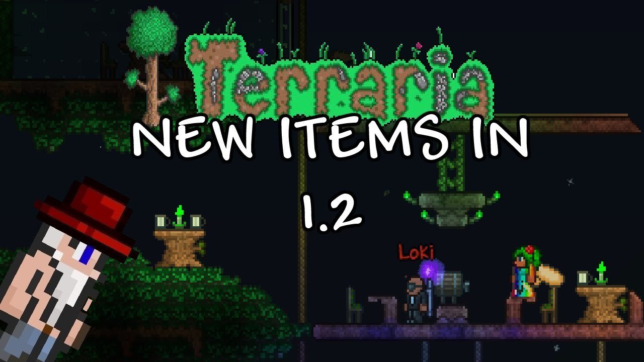 Terraria 1.2 - ROPE, TREEHOUSES AND NEW HALLOWED TOOLS!