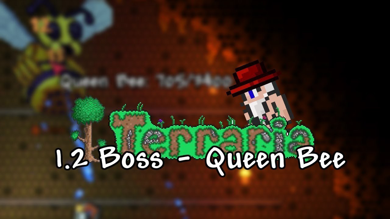 Terraria 1.2 Queen Bee kill & how to summon Tutorial Terraria