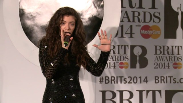 Brits Winners Room: Lorde 'overwhelmed' by Brit win